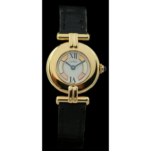 montre cartier must vermeil femme