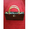 Sac Kenzo en cuir et bois