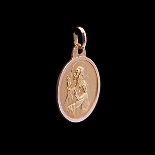 Médaille ancienne Saint Christophe en or