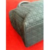 Sac Lady Dior en tissu noir