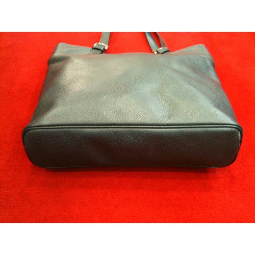 Sac Longchamp en cuir bleu marine