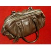 Sac Prada Bowling en cuir marron