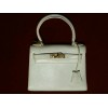 Sac Gurtner en cuir blanc