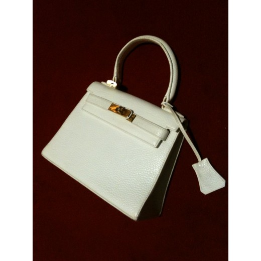 Sac Gurtner en cuir blanc