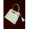 Sac Gurtner en cuir blanc