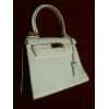 Sac Gurtner en cuir blanc