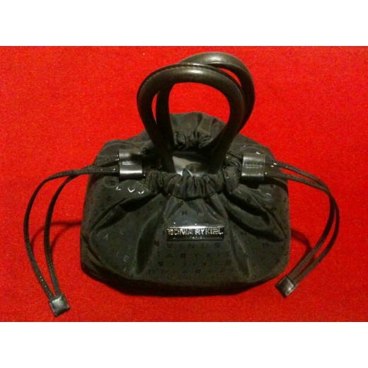 Sac Sonia Rykiel en tissu noir