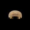 Bague moderne en or et diamants