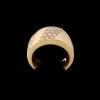 Bague moderne en or et diamants