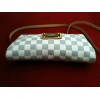 Pochette  Louis Vuitton Eva en toile damier azur