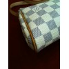 Pochette  Louis Vuitton Eva en toile damier azur