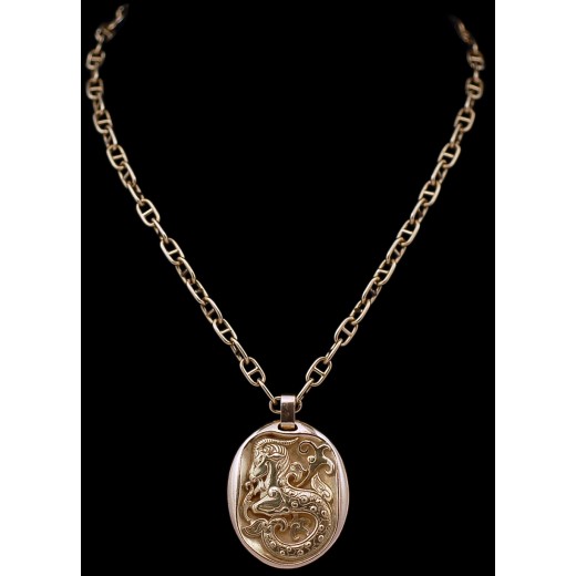 Pendentif Capricorne Plaqué Or 18 Carats - Bijou Zodiaque - Mixte - Neuf Avec étiquettes