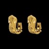 Boucles d'oreilles Cartier C en or
