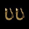 Boucles d'oreilles Cartier C en or