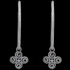 Boucles d'oreilles Poiray Tourbillon en or et diamants