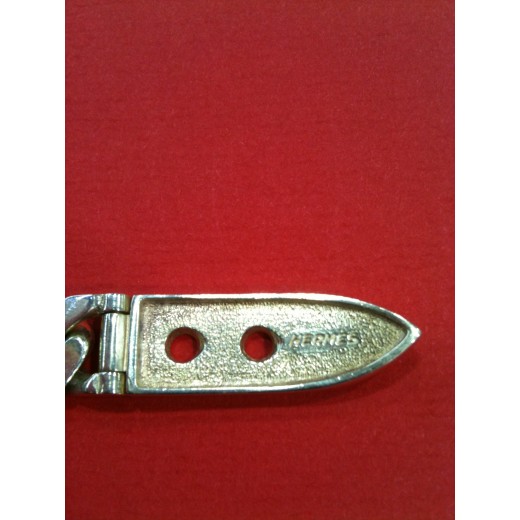 Bracelet Hermès Sellier en argent