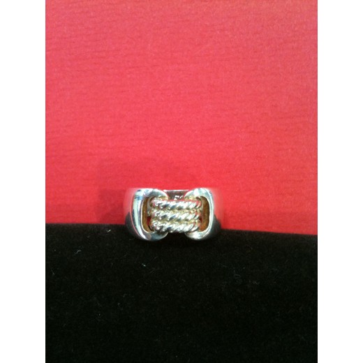 Bague Hermès Corde en argent 