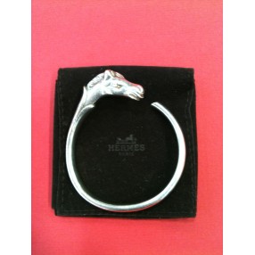 Bracelet Hermès Tête de cheval en argent