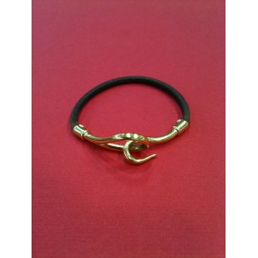 Bracelet Hermès Jumbo en cuir