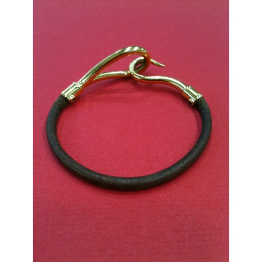 Bracelet Hermès Jumbo en cuir