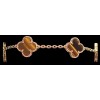 Bracelet Van Cleef & Arpels Alhambra Vintage en or et oeil de tigre