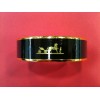 Bracelet Hermès large en émail Calèche