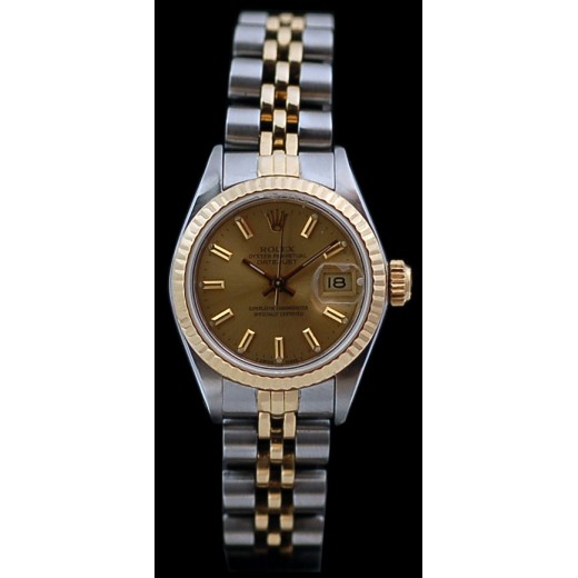 Montre Rolex Lady Datejust en or et acier