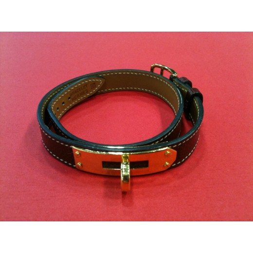 Bracelet de montre  Hermès Kelly en cuir
