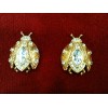 Boucles d'oreille Christian Dior Coccinelles