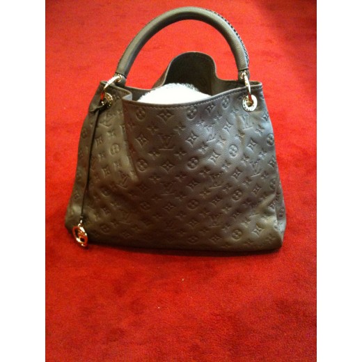 Louis Vuitton Artsy MM Monogram Empreinte Leather Ombre Taupe