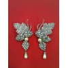 Boucles d'oreille Christian Dior strass