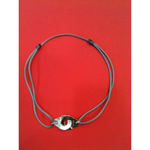 Collier sur cordon Dinh Van Menottes