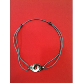 Collier sur cordon Dinh Van Menottes