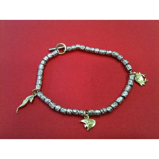 Bracelet Dodo Pomellato en argent et or