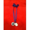 Pendentif Baccarat en argent et poudre de diamant