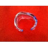 Bracelet Baccarat Galet  en cristal bleu