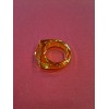 Bague Baccarat en cristal jaune