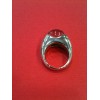 Bague Baccarat Cabochon en argent cristal