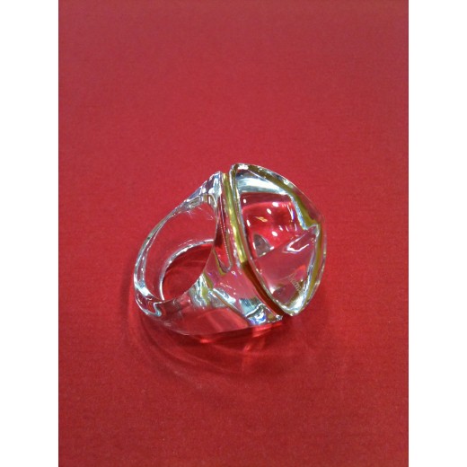 Bague Baccarat Médicis en cristal