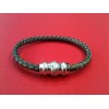 Bracelet Montblanc Contemporary en argent et cuir