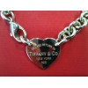Collier Tiffany Pendentif plaque Coeur en argent