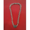 Collier Tiffany Pendentif plaque en argent