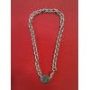 Collier Tiffany Pendentif plaque en argent