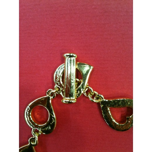 Collier YSL Coeurs en plaqué or 