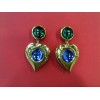 Boucles d'oreilles YSL Vintage en plaqué or