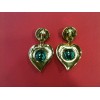 Boucles d'oreilles YSL Vintage en plaqué or