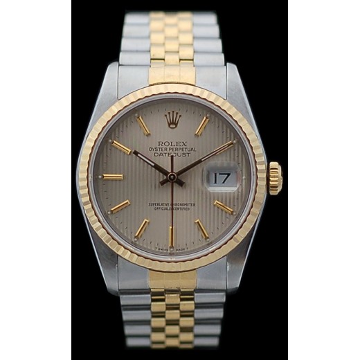 Montre Rolex Oyster Perpetual Datejust en or et acier