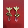 Boucles d'oreilles YSL Vintage en plaqué or