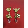 Boucles d'oreilles YSL Vintage en plaqué or