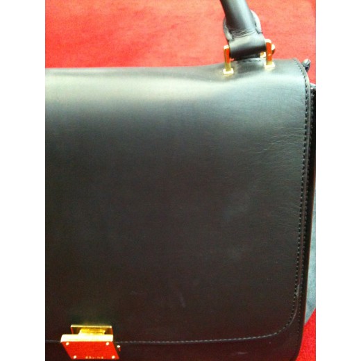 Sac Céline Trapèze en veau bleu marine 